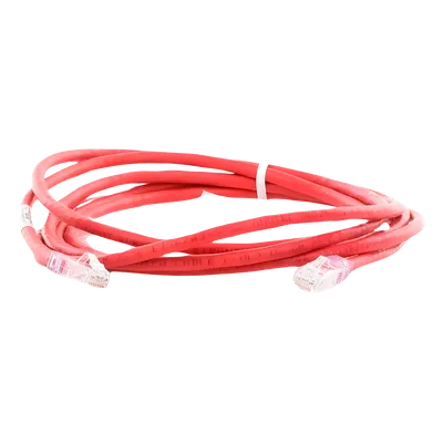 Cable de Parcheo UTP / Categoría 6 / 3 m (9.84 ft) / 24 AWG / Clasificación CM / PoE / Rojo