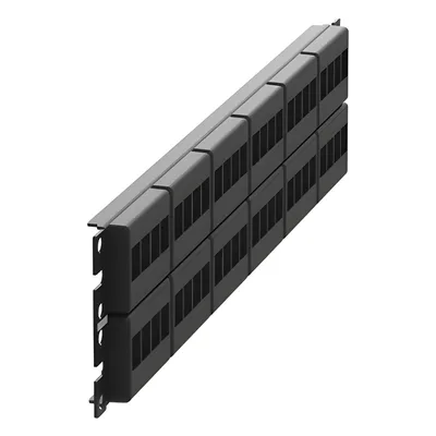 Panel de Parcheo Modular / 48 Puertos / 2UR / 19' Ancho / Acero Inoxidable y ABS / ROHS
