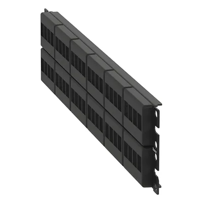Panel de Parcheo Modular / 48 Puertos / 2UR / 19' Ancho / Acero Inoxidable y ABS / ROHS