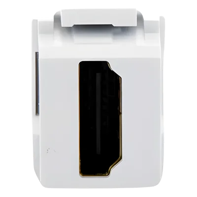 Módulo Acoplador HDMI / Keystone / HDMI 2.0 Cat 2 / Tipo-A Hembra-Hembra / 0.65' x 0.88' / Blanco