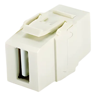 Módulo Acoplador USB 2.0 / Keystone / Hembra a Hembra / 0.67 x 1.32 x 0.20 in / 0.02 lb
