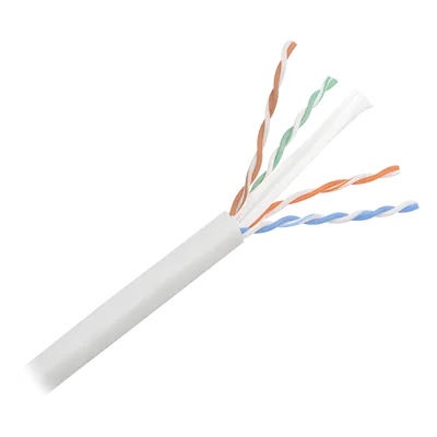 Bobina UTP Cat 6 / 305m (1000ft) / 24 AWG Cobre / CMR Riser / 250 MHz / 4 Pares / Gris Claro