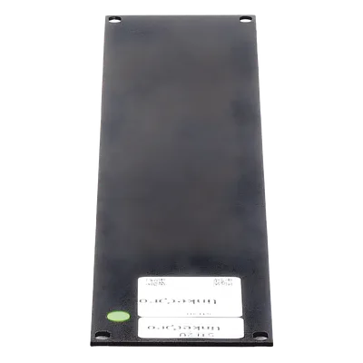 Tapa Ciega / Rack 19in / 2UR / Acero Cal. 14 / Pintura Electroestática Negra / 0.7 kg