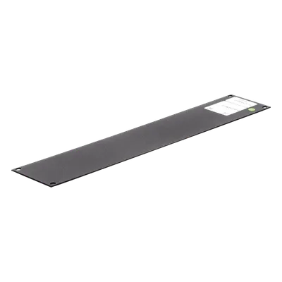 Tapa Ciega / Rack 19in / 2UR / Acero Cal. 14 / Pintura Electroestática Negra / 0.7 kg