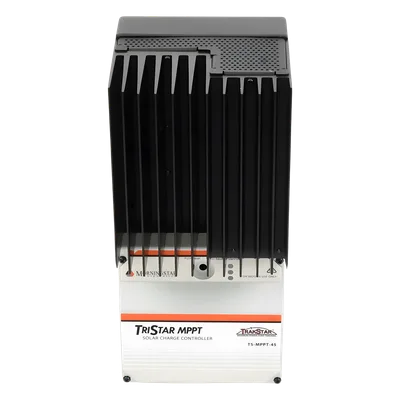 Controlador de Carga MPPT / 45 A / 12/24/36/48 V / Voc 150 Vcc / Sistemas hasta 3 kW / Operación 45°C sin degradación