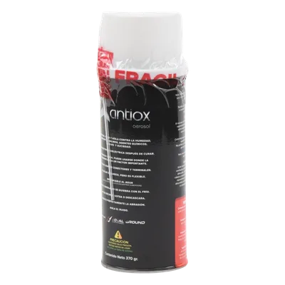 Aerosol Protector Antioxidante / Aislante Dieléctrico 37,000 V / 3 mm / Resistente a Humedad y Salinidad / Baja Temperatura / Sistemas de Puesta a Tierra
