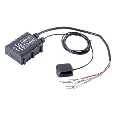 Localizador vehicular GPS y GLONASS con proteccion contra agua IP67 y antena GPS externa