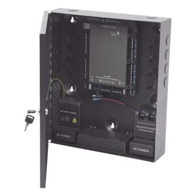 Controlador de acceso / 4 lectoras expandible a 56 / 100,000 usuarios / TCP/IP AES-128 / Control de elevadores