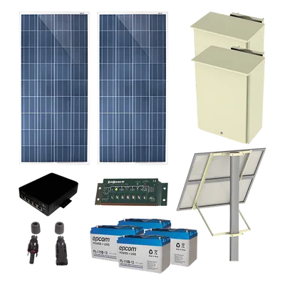 Kit Solar de 25 W con 4 Puertos PoE 802.3af/at
