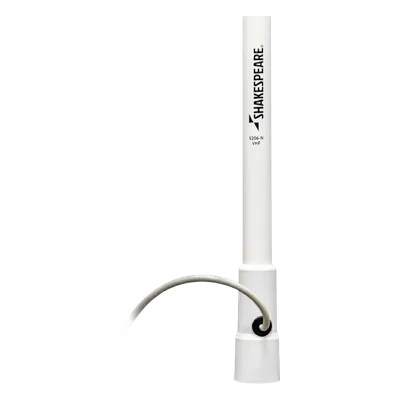 Antena Marina VHF / Fibra de Vidrio / 6 dB / 50 W / 2.4 m (7.9 ft) / RG-58 4.5 m (15 ft) / Nylon