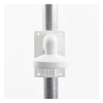 Montaje de Pared para Exterior / Aleación de Aluminio / 132x183.5x228.5 mm / 0.87 kg / Blanco / 5.2x7.2x9.0 pulgadas