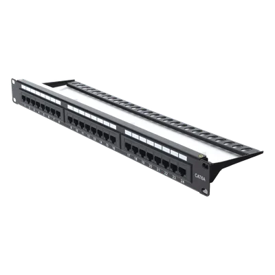 Panel de Parcheo Punchdown / 24 Puertos / Cat6A / 19 Pulgadas (48.26 cm) / 1U / UTP / T568A-T568B