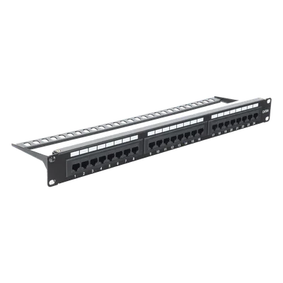 Panel de Parcheo Punchdown / 24 Puertos / Cat6A / 19 Pulgadas (48.26 cm) / 1U / UTP / T568A-T568B