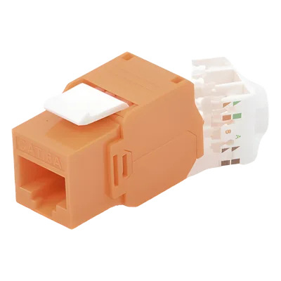 Módulo Jack Keystone / Cat6A / RJ45 / Sin Blindaje / 750 Conexiones / UL94V-0