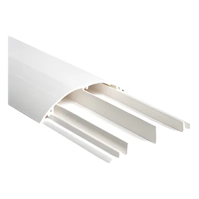 Ducto Media Caña / PVC Autoextinguible / 90.5 x 19.7 x 1220 mm / Área Interna 511.68 mm² / -20°C a +85°C / NOM-001-SEDE-2005