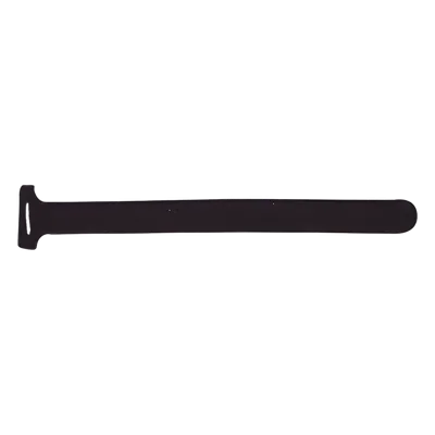 Cincho de contacto reutilizable / 210 x 16 mm / Nylon y polipropileno negro / 20 piezas / 0.69 x 0.63 pulgadas