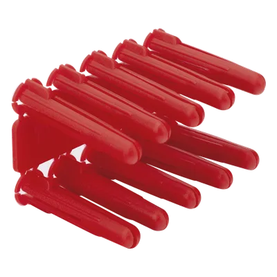 Taquete de Anclaje / 1/4" / Doble Expansión Multidireccional / Carga 60 kg / HDPE Resistente / Paquete 100 Piezas