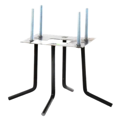 Anclaje de Acero para Barrera Vehicular / Sujeción al Piso / Compatible con Serie XB, XBF y XBS / Instalación Indirecta