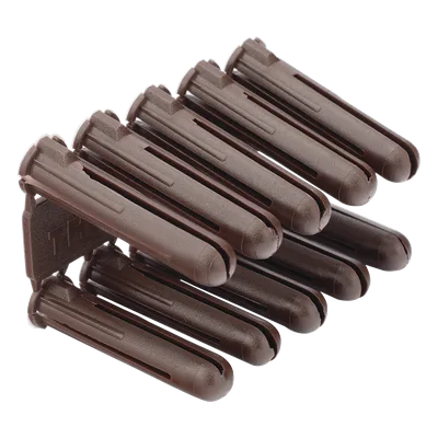 Taquete de Fijación / Doble Expansión Multidireccional / Tornillo 10 mm x 44.5 mm (1 3/4") / Resistencia 80 kg / Polietileno HDPE / Rango Térmico -50°C a +80°C