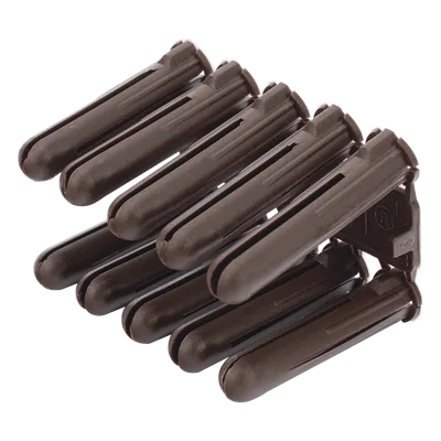 Taquete de Fijación / Doble Expansión Multidireccional / Tornillo 10 mm x 44.5 mm (1 3/4") / Resistencia 80 kg / Polietileno HDPE / Rango Térmico -50°C a +80°C