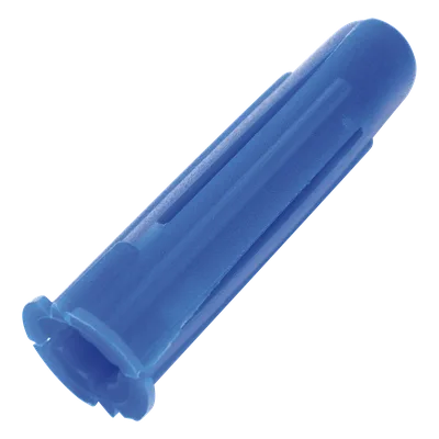 Taquete de Fijación / Doble Expansión 4 Direcciones / 3/8" para Tornillo 12 mm x 2" / 100 Piezas / Resistencia 100 kg / Concreto y Superficies Sólidas