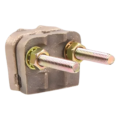 Conector de Puesta a Tierra / Varilla 5/8" a 1" / Cable 4 a 3/0 AWG / Tubería 3/8" a 3/4" / Bronce