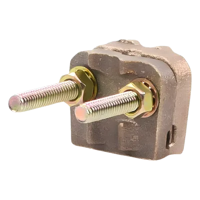 Conector de Puesta a Tierra / Varilla 5/8" a 1" / Cable 4 a 3/0 AWG / Tubería 3/8" a 3/4" / Bronce