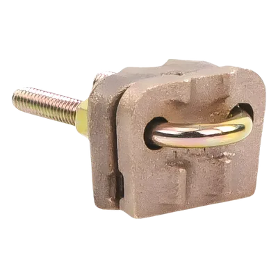 Conector de Puesta a Tierra / Varilla 5/8" a 1" / Cable 4 a 3/0 AWG / Tubería 3/8" a 3/4" / Bronce