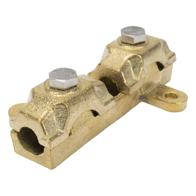 Desconectador de Sistema de Tierra / Bronce / 1/0 AWG a 250 MCM / Conector Mecánico