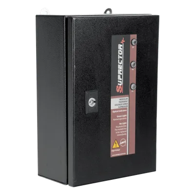 Supresor de picos / Clase B / 220-380 Vca / 2 fases / 80 kA / Tecnología híbrida