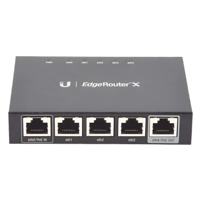 EdgeRouter X de 5 puertos Gigabit con funciones avanzadas de ruteo