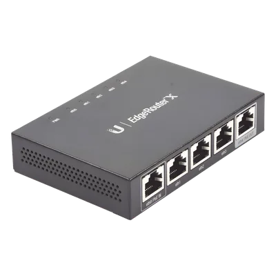 EdgeRouter X de 5 puertos Gigabit con funciones avanzadas de ruteo