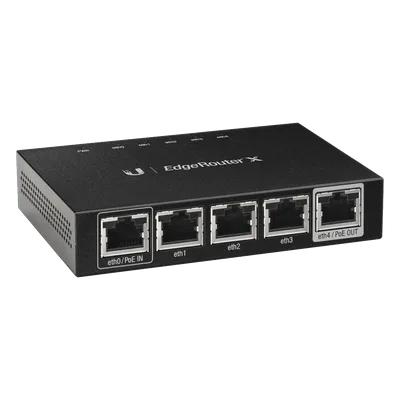EdgeRouter X de 5 puertos Gigabit con funciones avanzadas de ruteo
