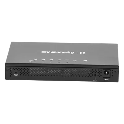 Router Gigabit / 5 Puertos RJ45 + 1 Puerto SFP / Dual-Core 880 MHz / 256 MB DDR3 / EdgeOS / -10°C a 45°C / 4.66 x 2.46 x 0.75 in