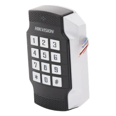 Lector de Tarjetas MIFARE y Contraseñas / Wiegand W26-W34 / RS-485 / IP65 / IK10 / Operación -20 a 65°C / LED de Estado