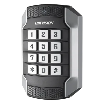 Lector de Tarjetas MIFARE y Contraseñas / Wiegand W26-W34 / RS-485 / IP65 / IK10 / Operación -20 a 65°C / LED de Estado