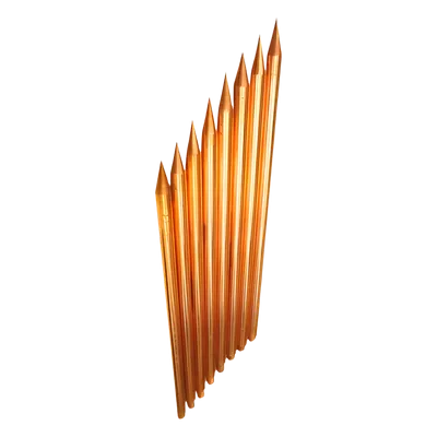 Varilla de Puesta a Tierra / Acero con Recubrimiento de Cobre / Diámetro 1/2" / Longitud 3 m (9.8 ft) / AISI 1018