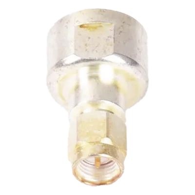 Adaptador Coaxial / Conector SMA Macho / Adaptador Hembra Intercambiable / Chapado Plata y Oro / Dieléctrico Teflón