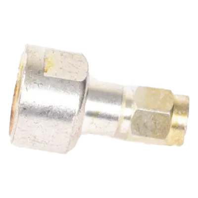 Adaptador Coaxial / Conector SMA Macho / Adaptador Hembra Intercambiable / Chapado Plata y Oro / Dieléctrico Teflón