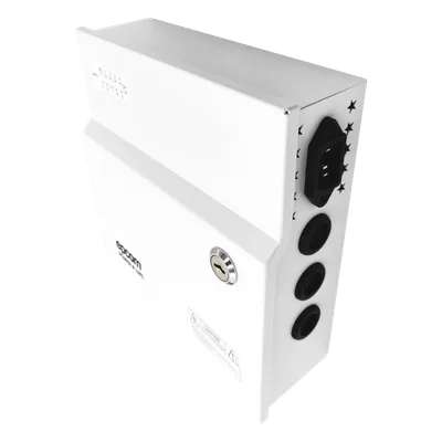 Fuente de Poder con Respaldo de Batería / 11-15 Vcc / 10 A / 9 Salidas / Entrada 96-264 Vca / Protección de Batería 10.5 V