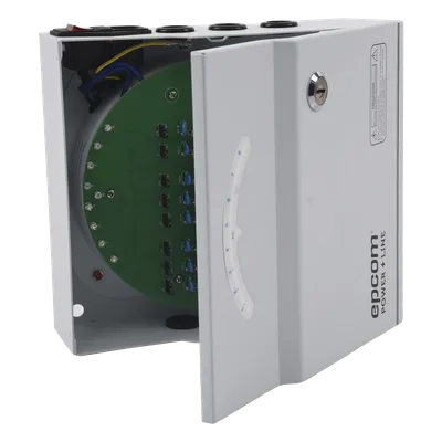 Fuente de Alimentación Profesional / 24 Vca / 8 A / 8 Canales / Protección 5 kA / Entrada 110 Vca