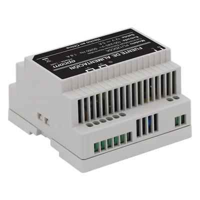 Fuente Industrial / Entrada 100-240 VCA / Salida 11.2-14.2 VCC / 5 A / Eficiencia >83% / -20°C a 45°C / 97x87x54.5 mm