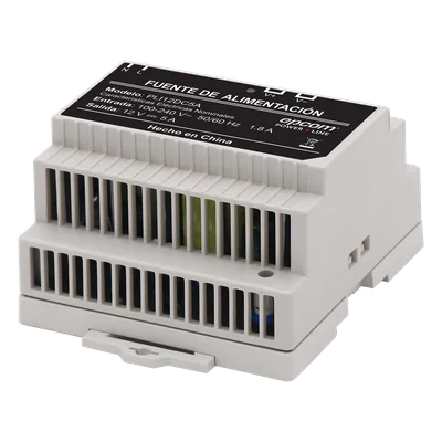 Fuente Industrial / Entrada 100-240 VCA / Salida 11.2-14.2 VCC / 5 A / Eficiencia >83% / -20°C a 45°C / 97x87x54.5 mm