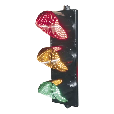 Semáforo LED / Tricolor Rojo-Verde-Amarillo / 200 mm / 110 VCA / 30° Ángulo de Visión / IP Sellado