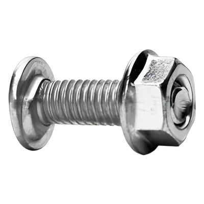 Tornillo Métrico con Tuerca / Acero al Carbono 6 mm / Largo 20 mm / Acabado Electrozincado 15-20 µm / Uso Interior