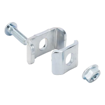 Kit de unión para charolas / Acero al carbón / Electro zinc / Hasta 300 mm / 0.98 ft de ancho