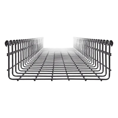 Charola Tipo Malla / 116 mm Peralte / 300 mm Ancho / 3 m Tramo / 9.84 ft / Electro Zinc / 554 Cables Cat6