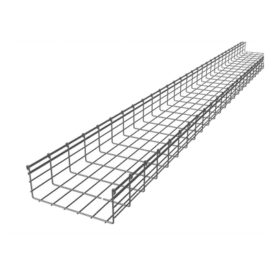 Charola Tipo Malla / 150 mm Peralte / 300 mm Ancho / 3 m Longitud / 9.84 ft / Electro Zinc / 716 Cables Cat6