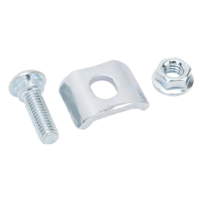 Kit de unión para charolas / Acero al carbón / Electro Zinc / Ancho hasta 300 mm (11.8 in) / Carga ligera
