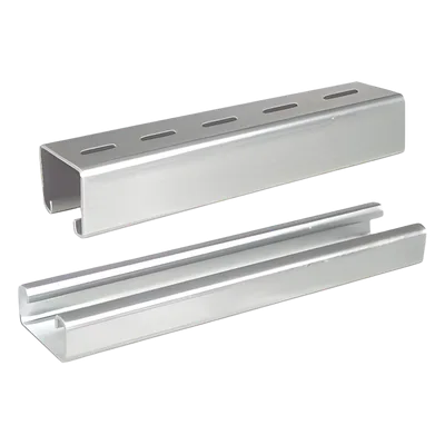 Unicanal liso / 4x2 cm / 3000 mm (9.84 ft) / Calibre 16 / ElectroZinc